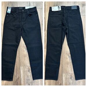 NWT! Lucky Brand Men’s 412 Athletic Slim Jeans, Black Denim, Slim Leg, 32x30